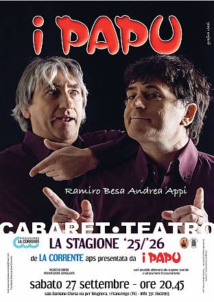 I papu presentano la stagione 2025/2026 de la corrente
